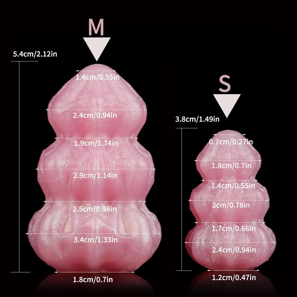 Platinum Silicone Egg for Ovipositor Dildo Anal Plug Anal Dildo Training Anal Vaginal Masturbators for Woman Fantasy Egg Toys