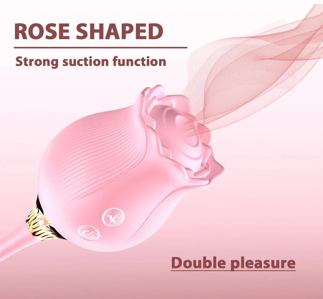 Adult Toys 12 Modes Clitoral Stimulator Tongue Licking Rose Sucking Vibrator for Women