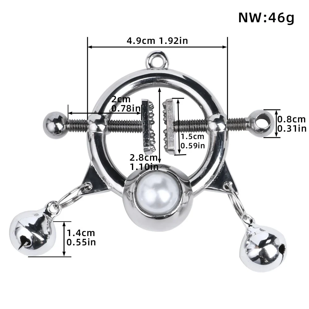6 Style Lovely Breast Clip for Female Sex Toy Nipple Play Crystal Chain Nipple Clamps Bondage Breast Restraints