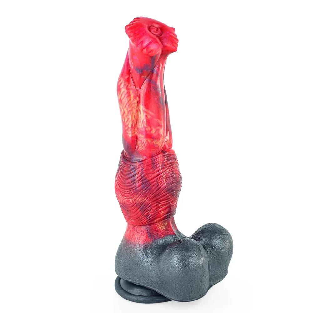25cm Industrial Size Medical Silicone Monster Ribbed Custom Thick Dildos for Women Anal