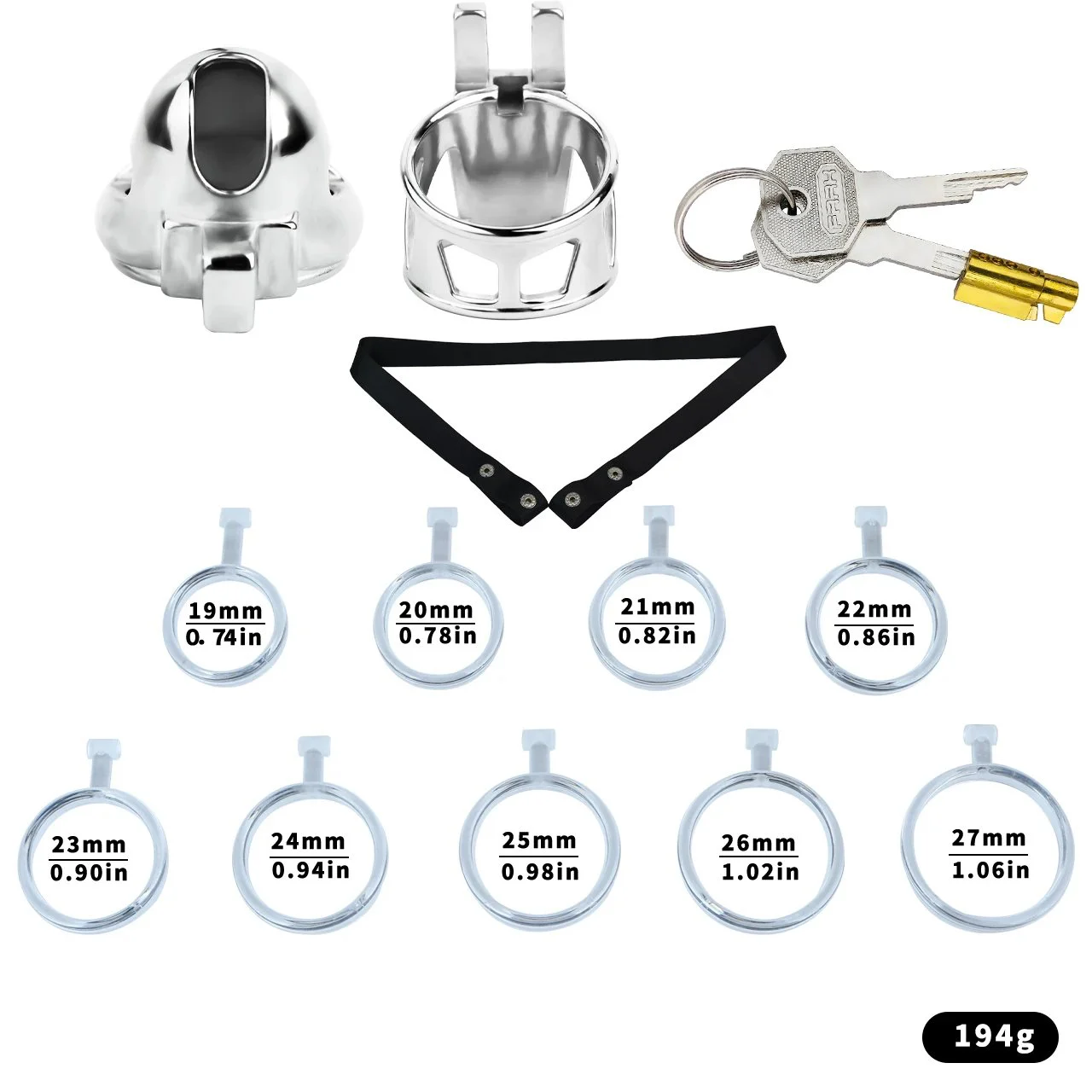 Stainless Steel Glans Chastity Cage for Men Breathable, Comfortable & Discreet Wearable Male Chastity Device