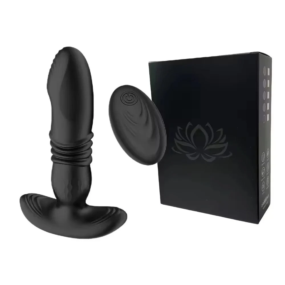 Remote Control Telescopic Butt Plug Anal Vibrator Ejaculation Prostate Massage Vibrating Dlido Male Anal Vibrator