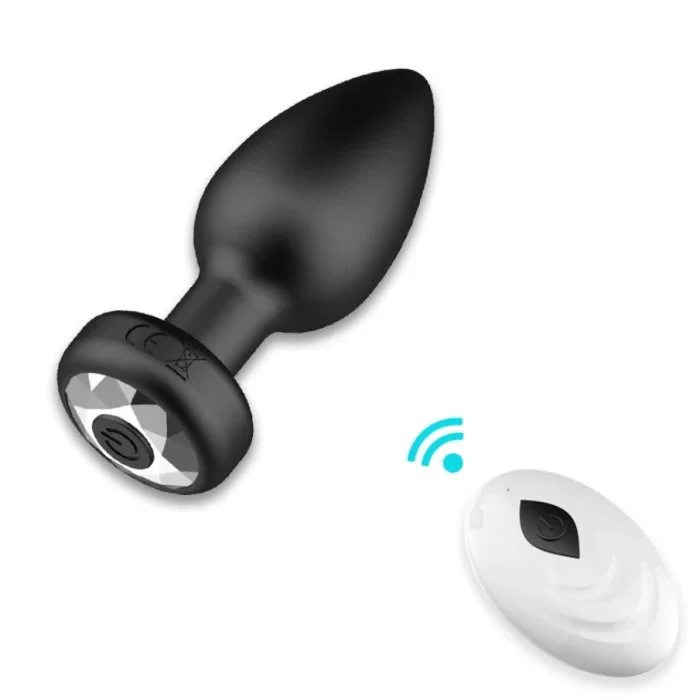 Wireless Vibrating Anal Plug Silicone Sex Toy for Intimate Anal Play