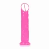 5 Sizes Hand-Free Play Flexible Silicone and TPE Dildo Vibrator Strong Suction Cup Strap-on