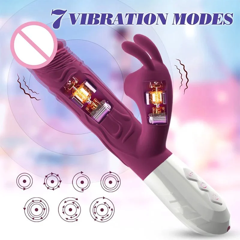 G-Spot Rabbit Vibrator for Female Masturbation with Heating Function