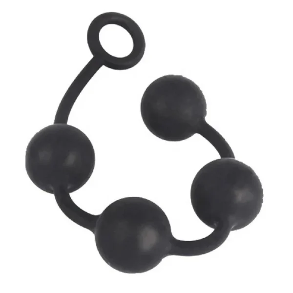 Silicone Anal Beads and Plug for Men Adult Sex Products for Back Pleasure Anal Dilator