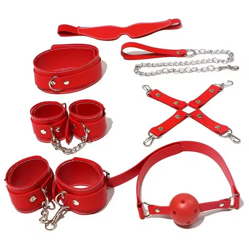 7 Set Tied Bondage Alternative Adult Sex Toys Sex Toy Kits for Couples Bondage Set Bsdm Bondage Kit