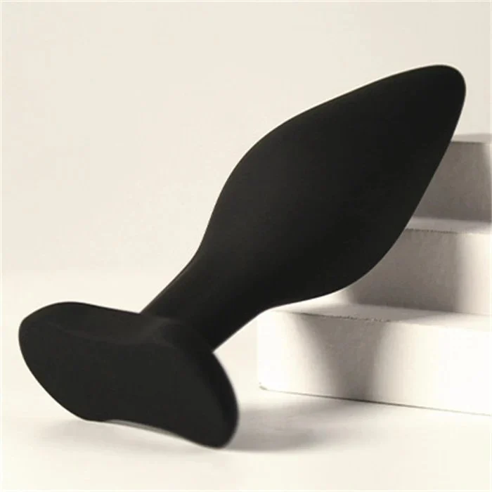 Silicone Anal Plug-Suction Cup Design for Male Anus Small Medium Large Sizes
