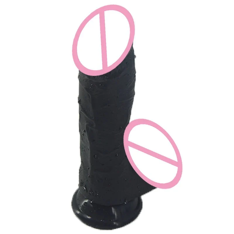 21.5cm Realistic Glans Penis Soft Silicone Penis Lifelike Dildo for Women Toys Sex Adult Rubber Penis