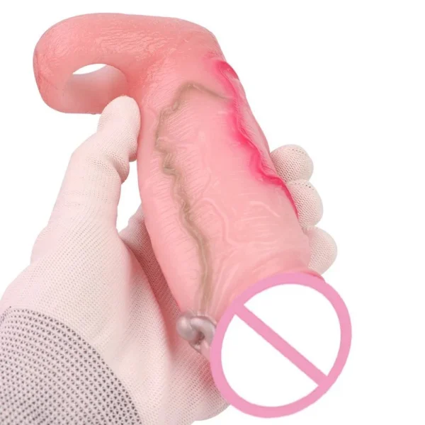 Penis Condom Penis Extender, Sleeve Cock Ring Reusable,Enlargement Adults Male Sex Toy for Men,cock Sleeve for Man Toy