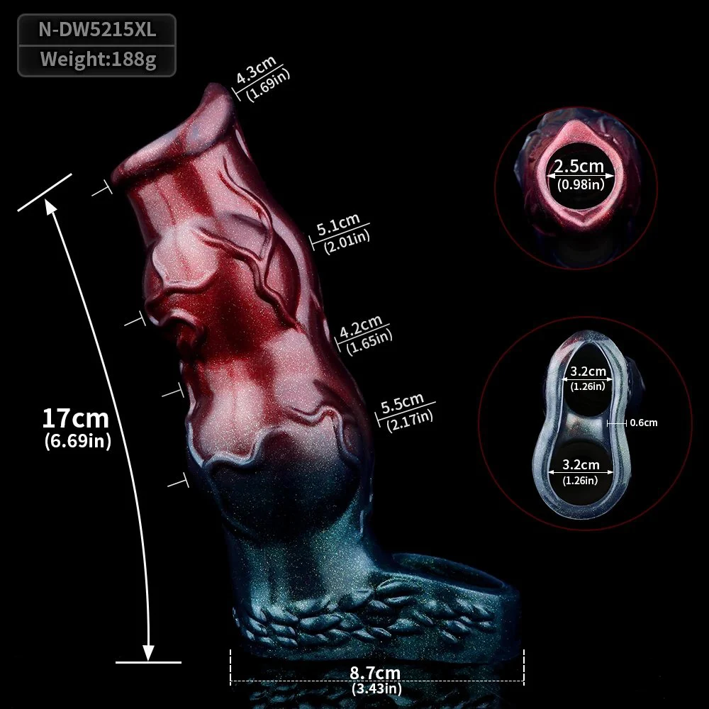 M L XL Sizes Big Knot Penis Sleeve Extender Hollow Dick Enlargement Delay Ejaculation Silicone Adult Sex Toys for Men