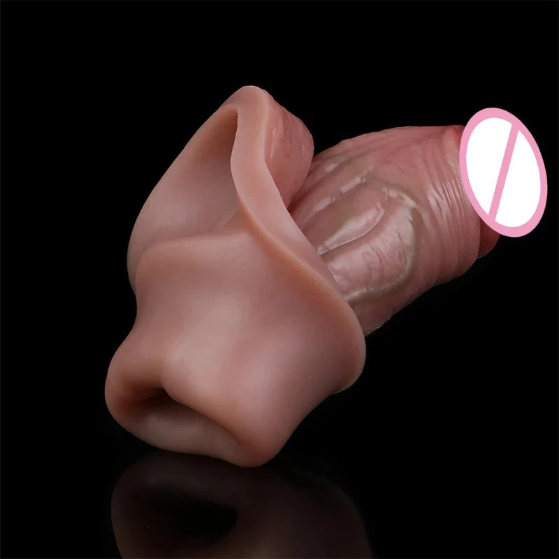 Reusable Silicone Condom Enlargement Penis Sleeve Extender Enhancer Penis Cocks Cover Adult Sex Toys for Men