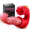 Gelance Women's G-Spot & Clitoral Vibrator-USB Rechargeable Waterproof 10 Frequencies Couples Use