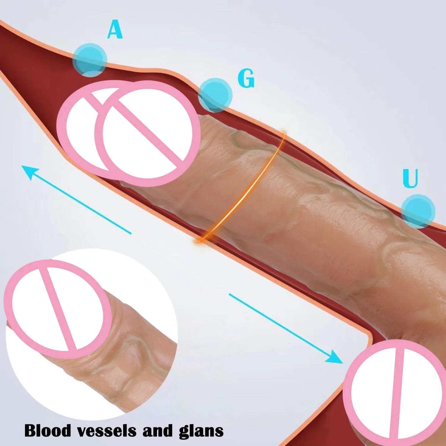 Reusable Penis Sleeve Delay Ejaculation Cock Ring Testis Bondage Sex Toys for Men Dick Extender Enhancer Realistic Dildos Condom
