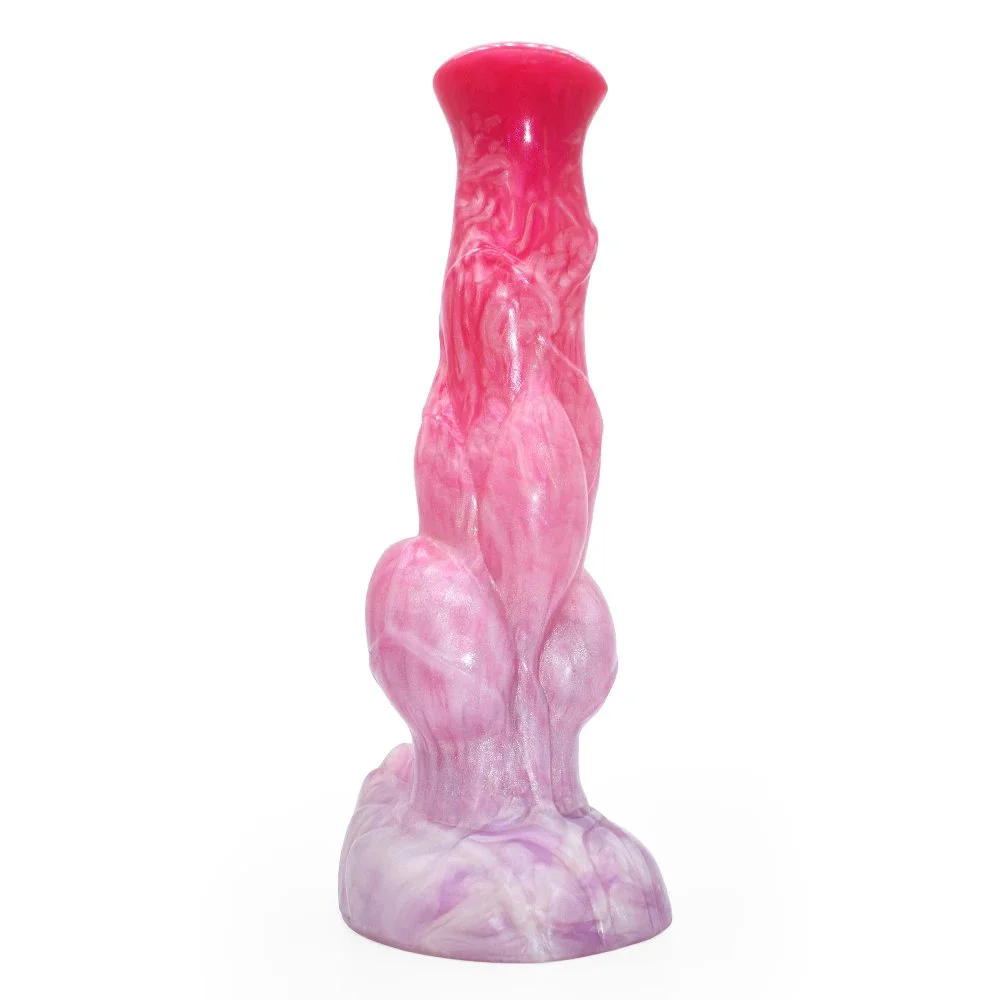 Silicone Dildos in Three Sizes in Fire Dragon and Peach Witch Long Size Dildos Sex Toy and Anal Plugs for Women
