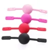 Adult BDSM Slave Erotic Game Toys Sex Toys Silicone Solid Ball Gag Leather Whip Collar and Paddle
