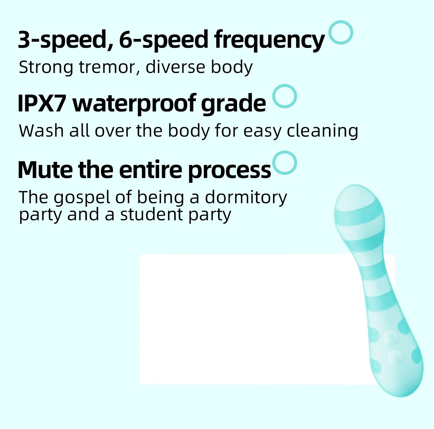 G Spot Wand Vibrator for Women 10 Vibration Modes Clitoral Nipple Stimulator USB Rechargeable Waterproof Couple