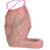 Open-ended Silicone Realistic Sheath With Anti-drop Ring Thick Realistic Penis Sleeve Cock Enlargement Sex Toys for Men