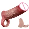 S M L Open-ended Male Penis Sleeve Silicone Enlarger Sex Toys for Men Delay Ejaculation Adult Couples Sex Toys