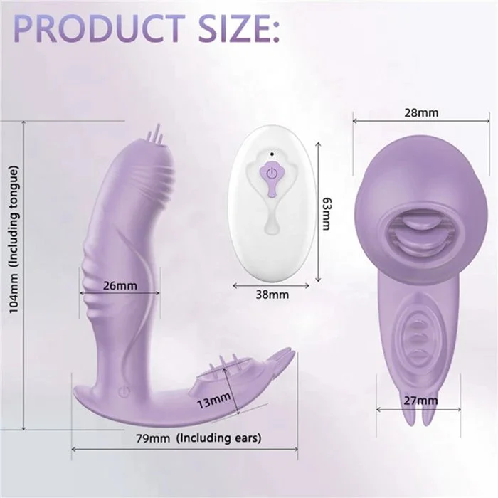 AliExpress 10 Frequency Tongue Licking Vibrator Invisible for Female Stimulating