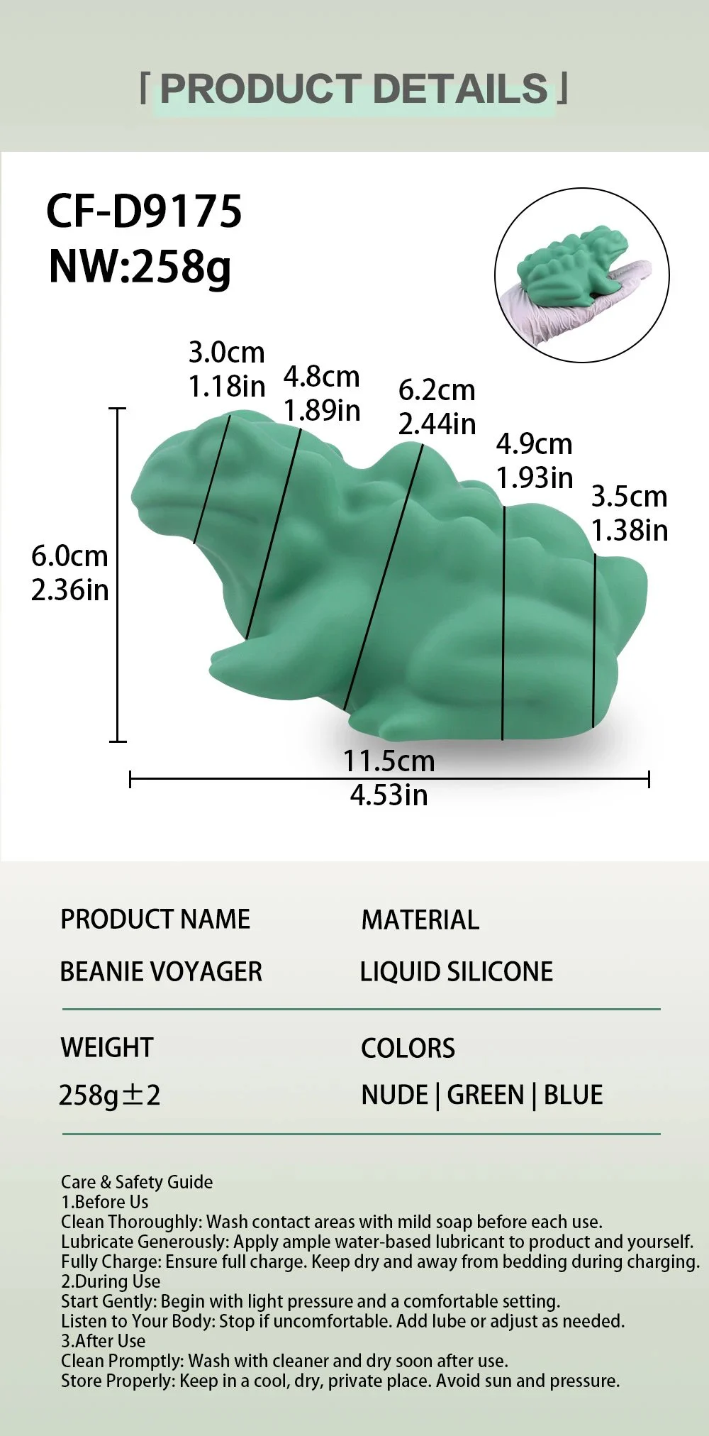 Little Monster Vibrating Rubbing Toy a Silicone Vibrator Designed for Women's Pleasure Offering Stimulating Sensations