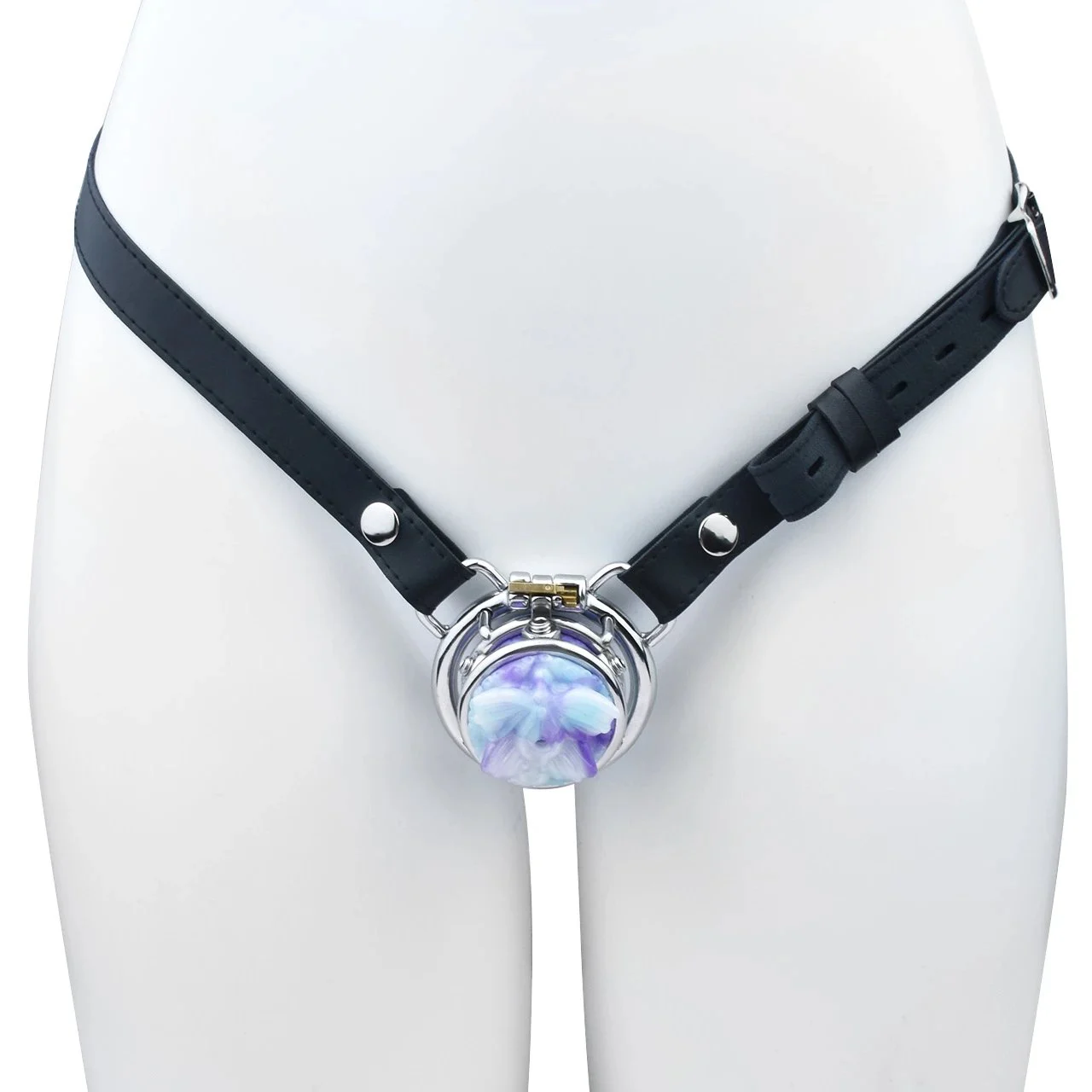 Strap on Two Color butterfly Cock Cage for Male Guy Sissy Sex Tools Chastity Device Erotic Cosplay