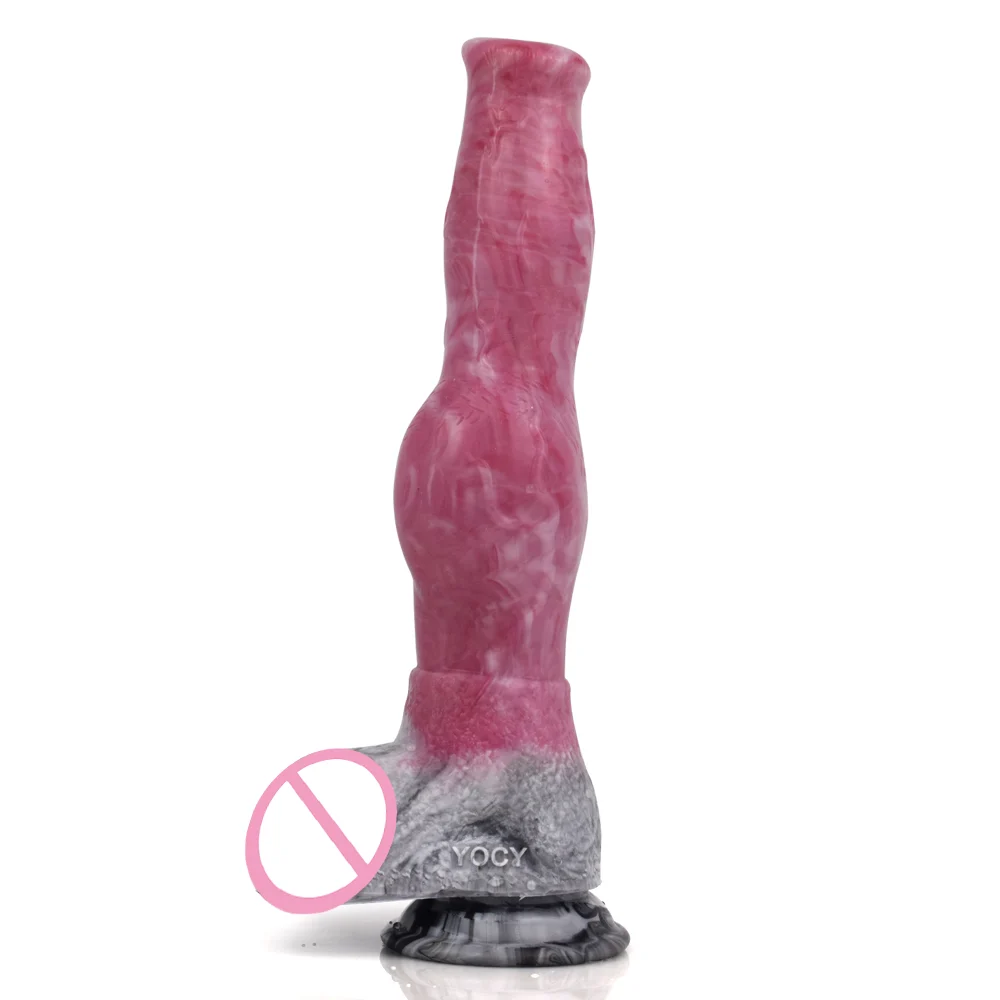 10 inch Realistic Dog Dildo Animal Dildo Gory Sex Tool G-spot Stimulation Sex Toy Large Dog Dick for Women
