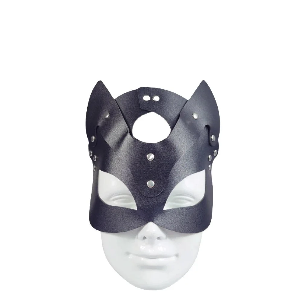 Adult Game Cosplay ToysCat Bunny Rabbit Shape Leather Bondage Mask