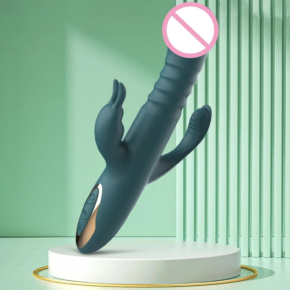 Gelance Rabbit Retractable Vibrator Three-point Vibration Sex Toys Adult for Women Vagina Vibrator