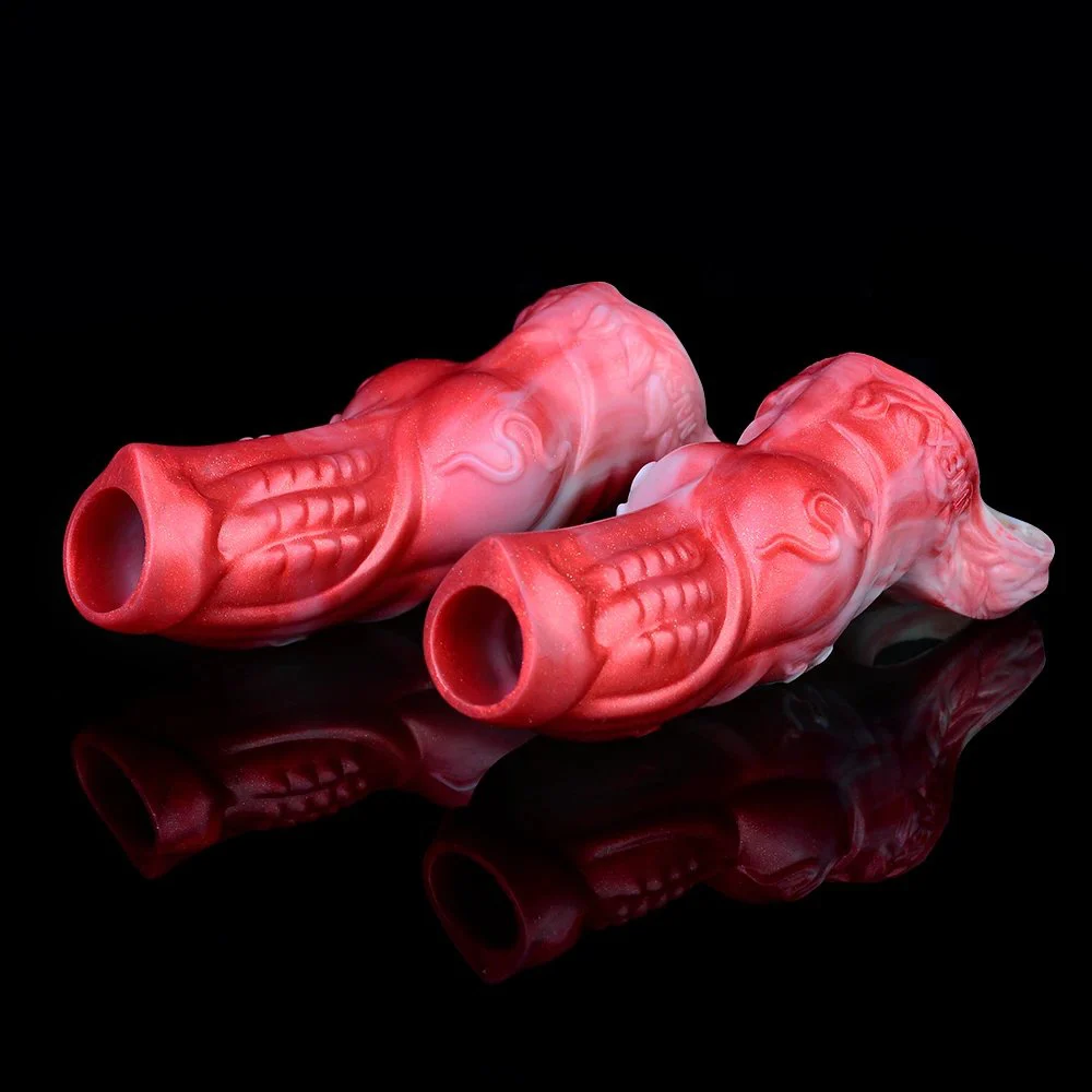 Soft Silicone Penis Sleeve Penis Extender Cock Enlargement Extension Condom Sex Toy for Man