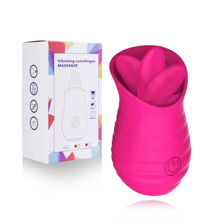 Female Masturbation Clitoral Stimulation 10 Vibration Mode Licking Tongue Vibrator Sex Toys for Women
