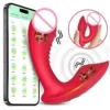 APP Wireless Remote Control 2 Motor Clitoral Stimulator Butterflies Wearable Vibrator for Women Anal Plug Massager