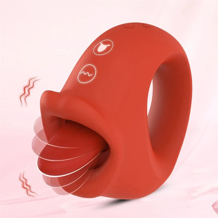 Female Masturbation New Oral Nipple Clitoral Stimulator Tongue Licking Vibrator Woman Sex Toys