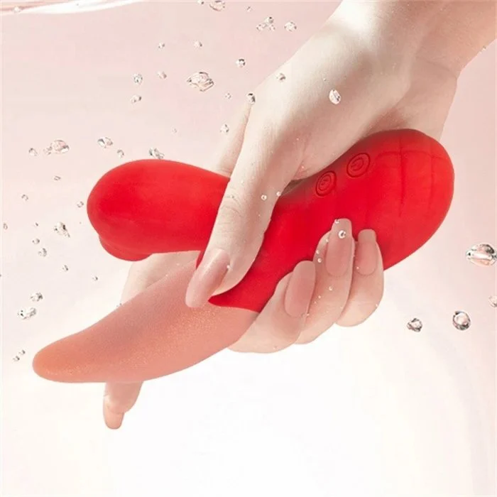 Female Slapping Licking Vibrator with Sucking Vibration 10 Frequencies for Enhanced Pleasure
