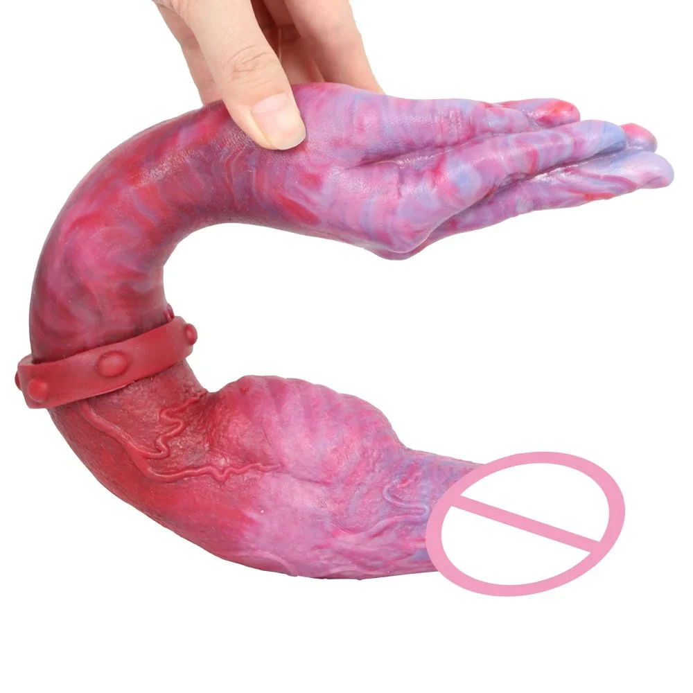41cm Long Silicone Female Masturbation Device Realistic Double Headed Dildo Sex Toys for Lesbian Sex