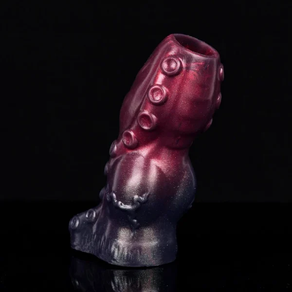 Monster Alien Penis Sleeve Fantasy Cock Extender Sleeve Penis Silicone Cock Ring Penis Enlarger for Go-Long Stamina