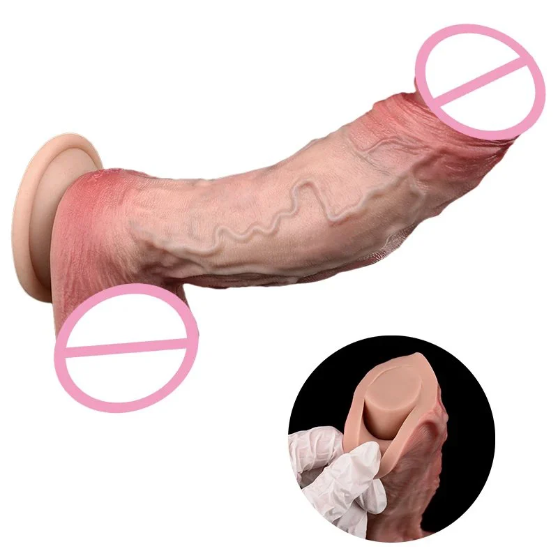 Strong Suction Cup Can Be Attached to the Belly of the Male Dildo Suitable for Homosexuals Realistic Dildo Experience