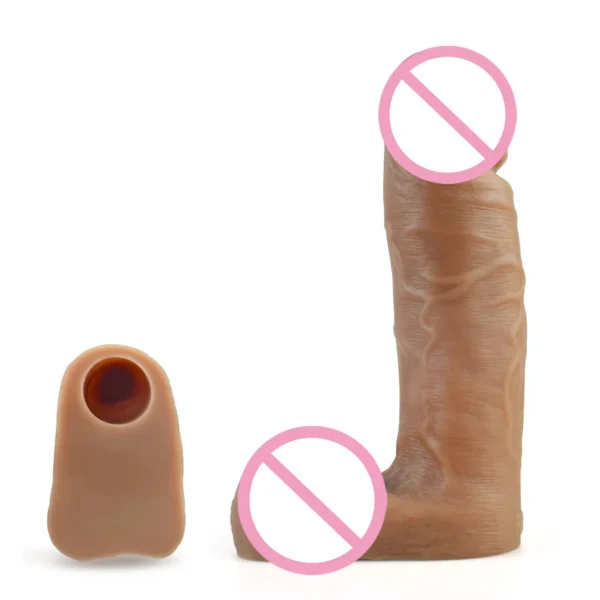 Realistic 7.4 Inch Artificial Penis With Belt Wearable Dildo for Lesbian