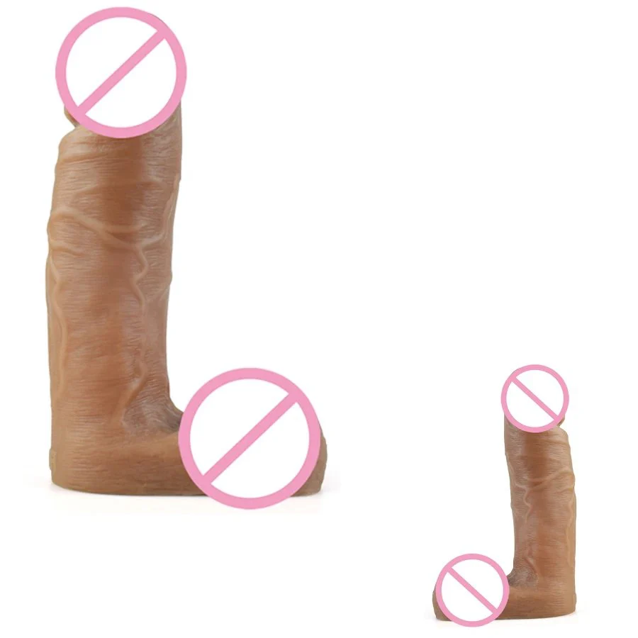 Realistic 7.4 Inch Artificial Penis With Belt Wearable Dildo for Lesbian