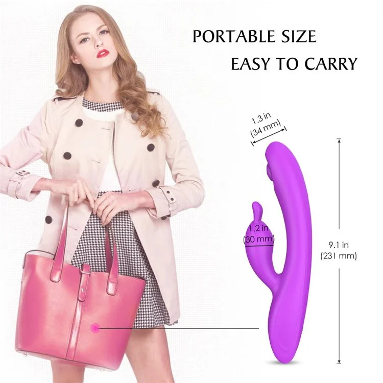 Sex Toys for Women 9 Vibe Mode New Arrival Usb Charger Rabbit Tapping G-spot Vibrator