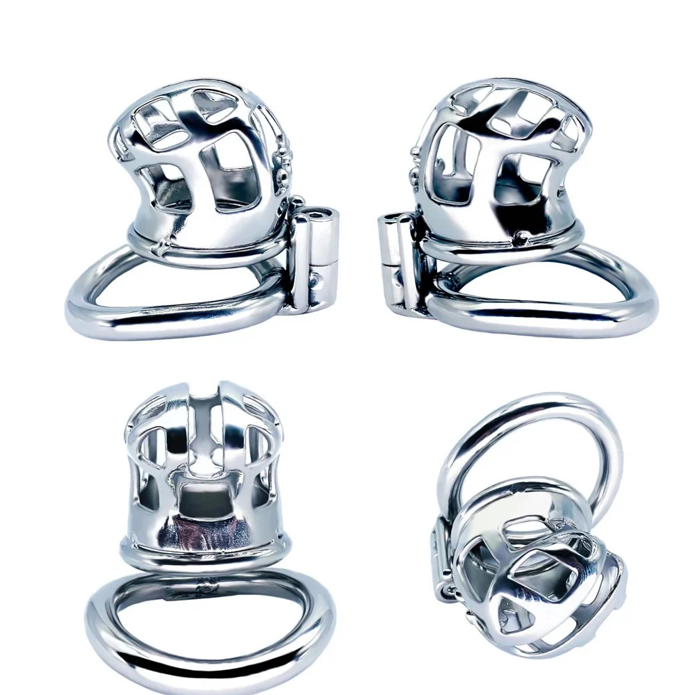 Total High 50mm 304 Stainless Steel Male Chastity Belt Bondage for Men