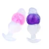 Medical-grade Silicone Anal Plug Available in Two Colors Features a Ship Anchor Design and Is Suitable for Adults