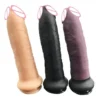 28.5cm 11.22 Thick Dia 5.8cm Soft Silicone Anal Plug Sex Toys Lifelike Flexible Realistic Silicone Huge Dildo for Women