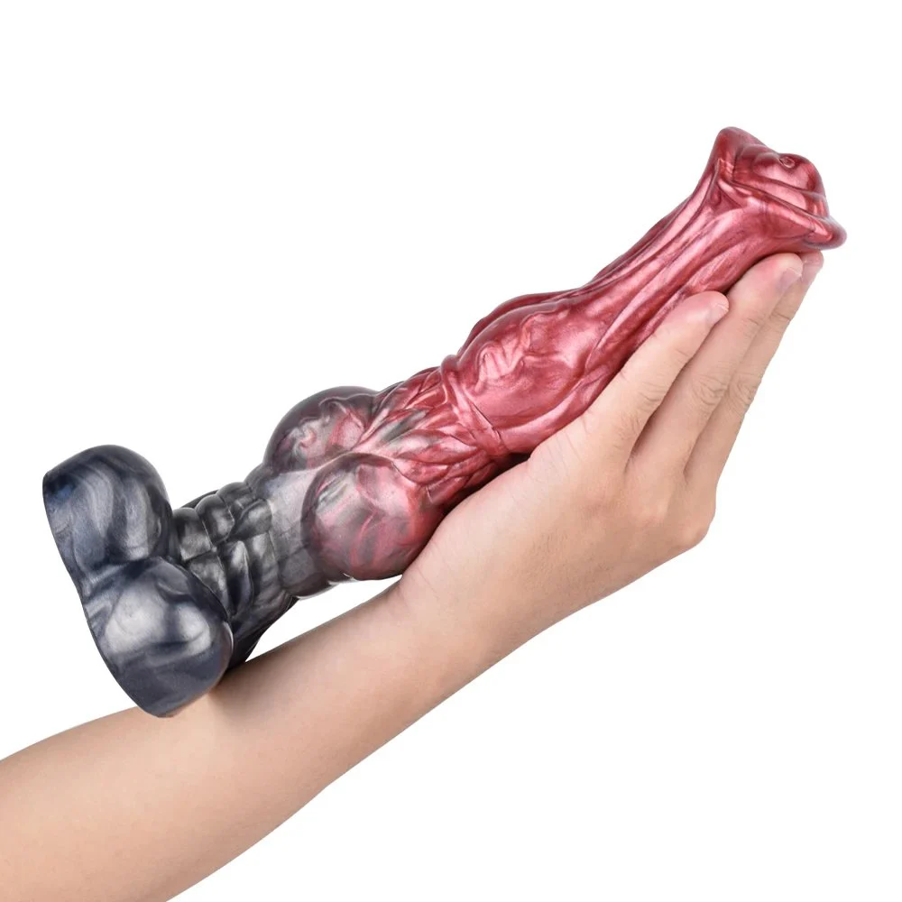 Super Soft Horse Dildo 10.2 Inch Long Animal Dildo Strong Suction Cup Hand-Free Huge Cock Adult Sex Toys Large Dick for Men Women