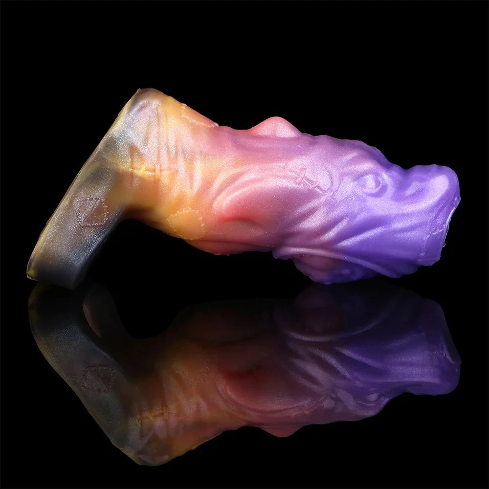 Safe Silicone Material Suitable for Male Sex Toys Penis Extender Opening Design Enlarge Penis Dildo Set
