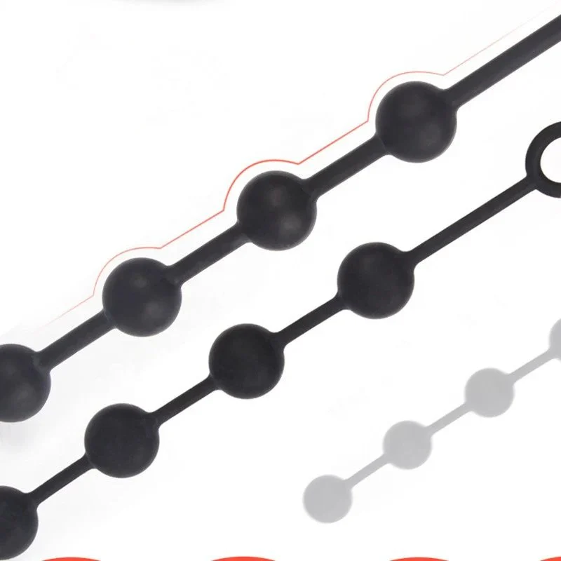 Medical Silicone Large Anal Beads Butt Plug Toys for Anus Sex