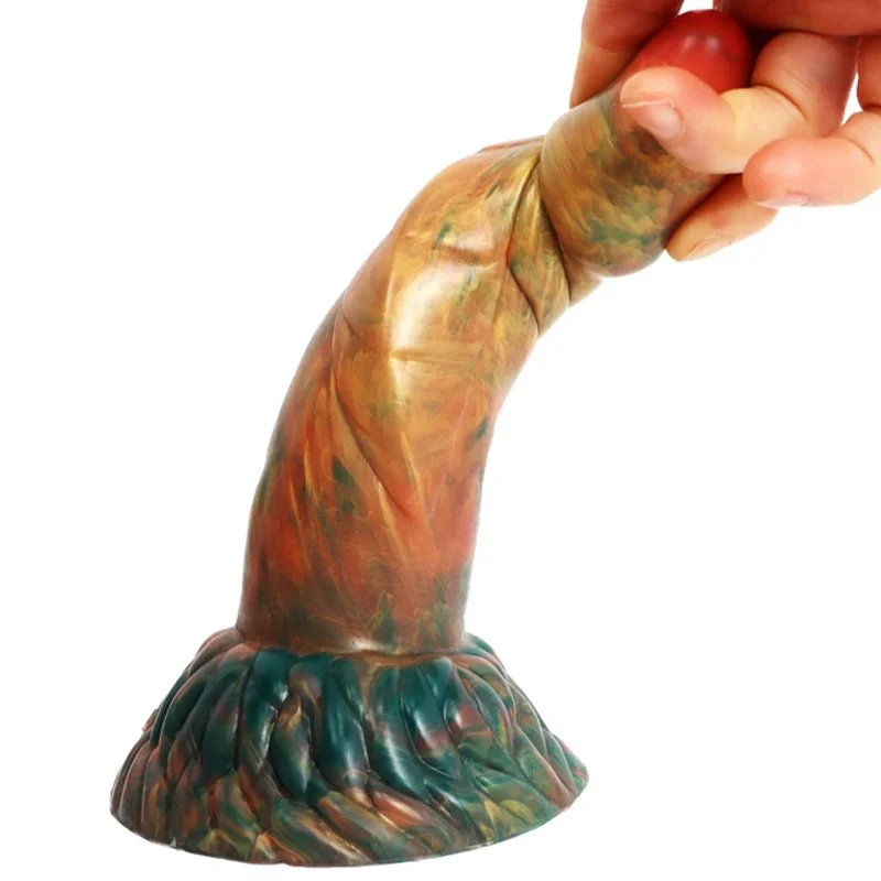 20cm Monster Dildo Gorgeous Adult Sex Toy G-spot Massage Beast Dildo Lady Sexy Toy Waterproof