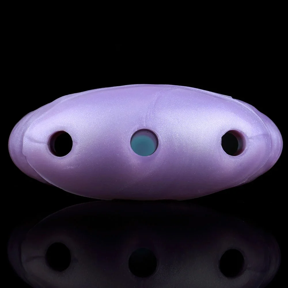 Silicone Anchor Shape Anal Gag Oral Plug Dual Purpose, Rechargeable Soft Anal Plugs with Self-Developing Dildos