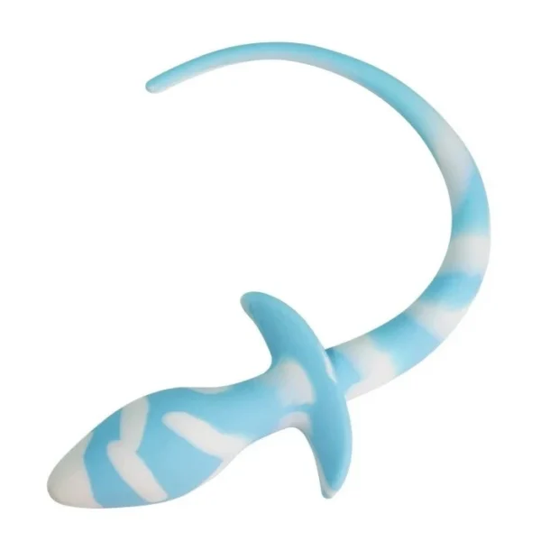 Purchase Fox Tail Silicone Anal Plug Sex Toys for Woman Men Cosplay Sex Game Butt Plug