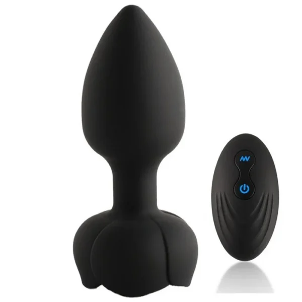 Remote Control 10 Frequency Vibrating Anal Plug Intimate Silicone Anal Pleasure With Premium Quality Product